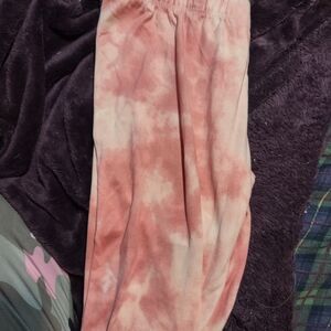 Kids Pink Tie-Dye Bottoms